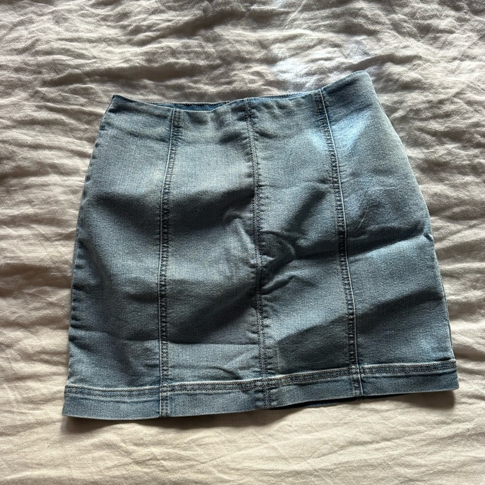 Denim Mini Skirt